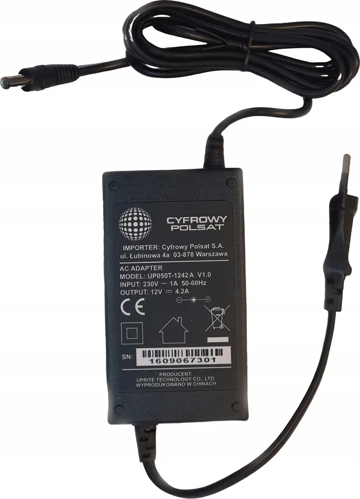 Câble alimentation EvoBox Décodeur Cyfrowy Polsat pour usage quotidien - 2
