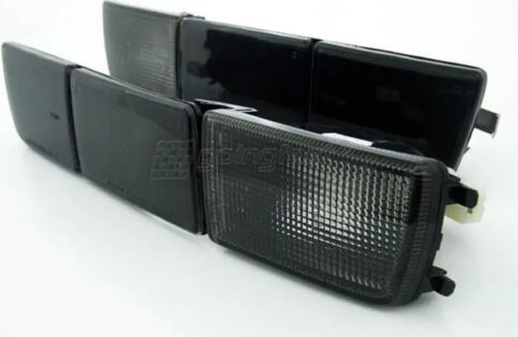 Coppia Frecce Fumè per VW Golf 3 Vento | Indicatori Neri Anteriori
