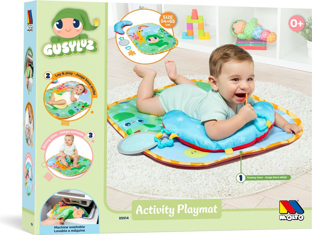 Baby-Aktivitätsmatte Gusy Luz Moltó mit Spielzeugen Produktbild 