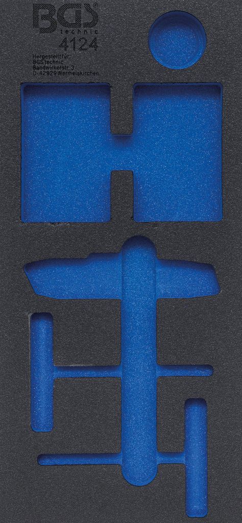 BGS 4124-1 1/3 Werkstattwageneinlage, leer für: Reifen-Reparaturset, 54-tlg.