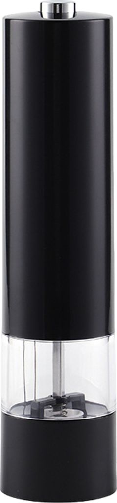 Elektrische Pfeffermühle, verstellbarer Mahlknopf, LED-Licht, Einknopf-Gewürzmühle mit durchsichtigem Zylinder