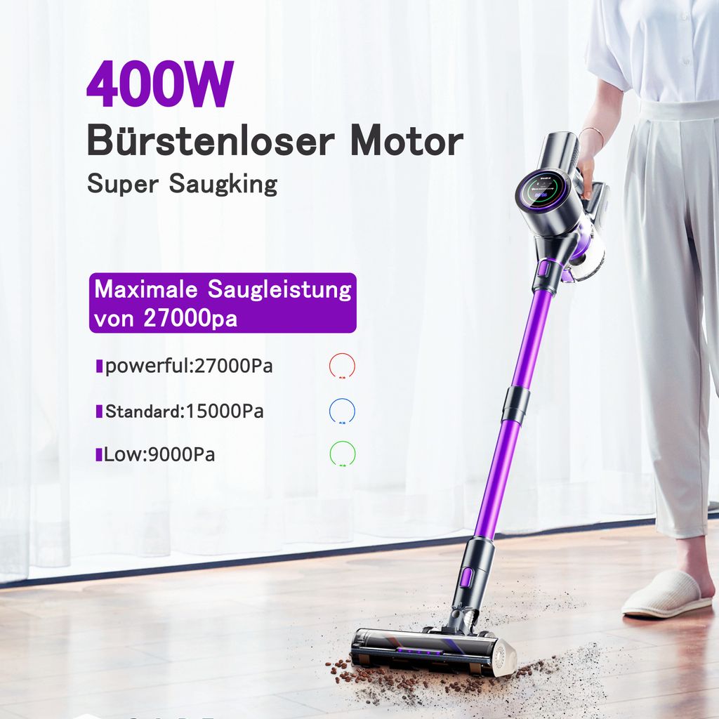 8 IN 1 SmartAI LED Akku Staubsauger Handstaubsauger Produktbild 3