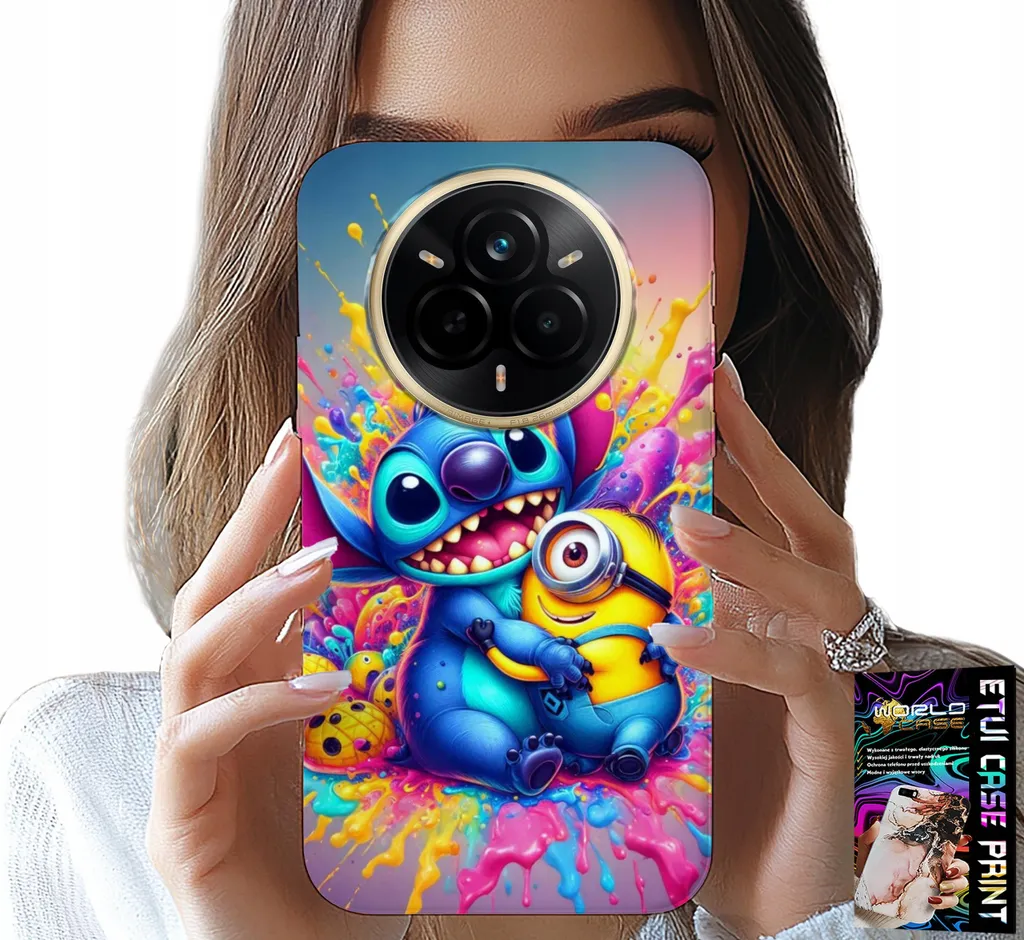 Offerta Custodia Realme 14 Pro+ 5G + Pellicola Mostriciattoli