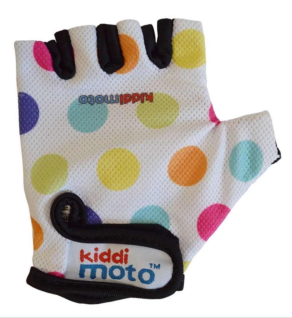 kiddimoto GLOVES Pastel Dotty Size S