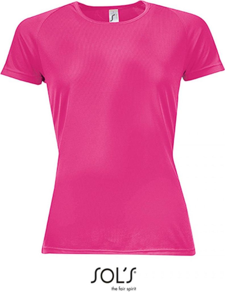 SOLs 01159 | T-shirt de sport raglan femme + dos long - Image du produit 