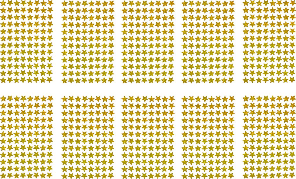 Oblique Unique 960x Sterne Sticker Stern Aufkleber Holo Produktbild 