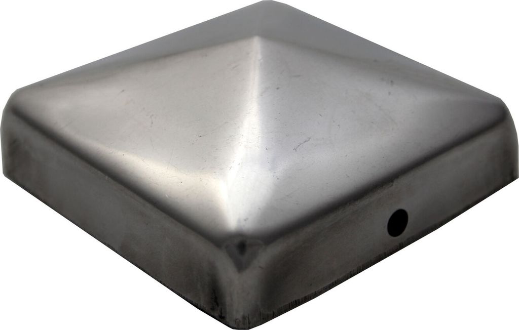 DEL Pfostenkappe Pyramide 101 x 101 mm, Edelstahl Produktbild 