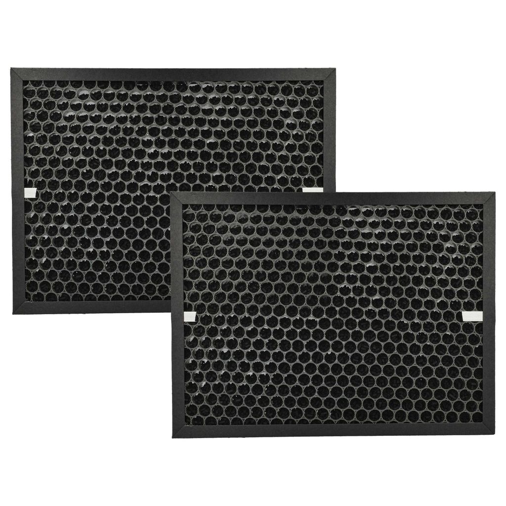 vhbw 2x Aktivkohlefilter Ersatz für Honeywell HRF-L710E für Luftreiniger - Luftfilter Schwarz