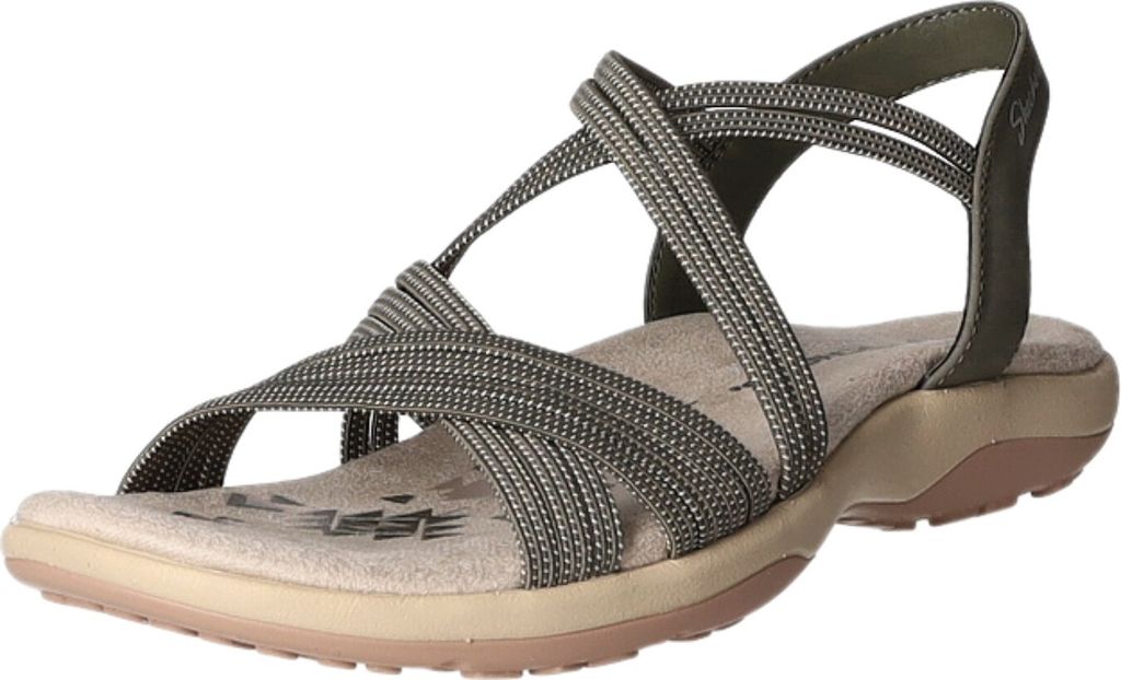 Skechers sandalo da donna Reggae Slim Turn it up verde Immagine del prodotto 