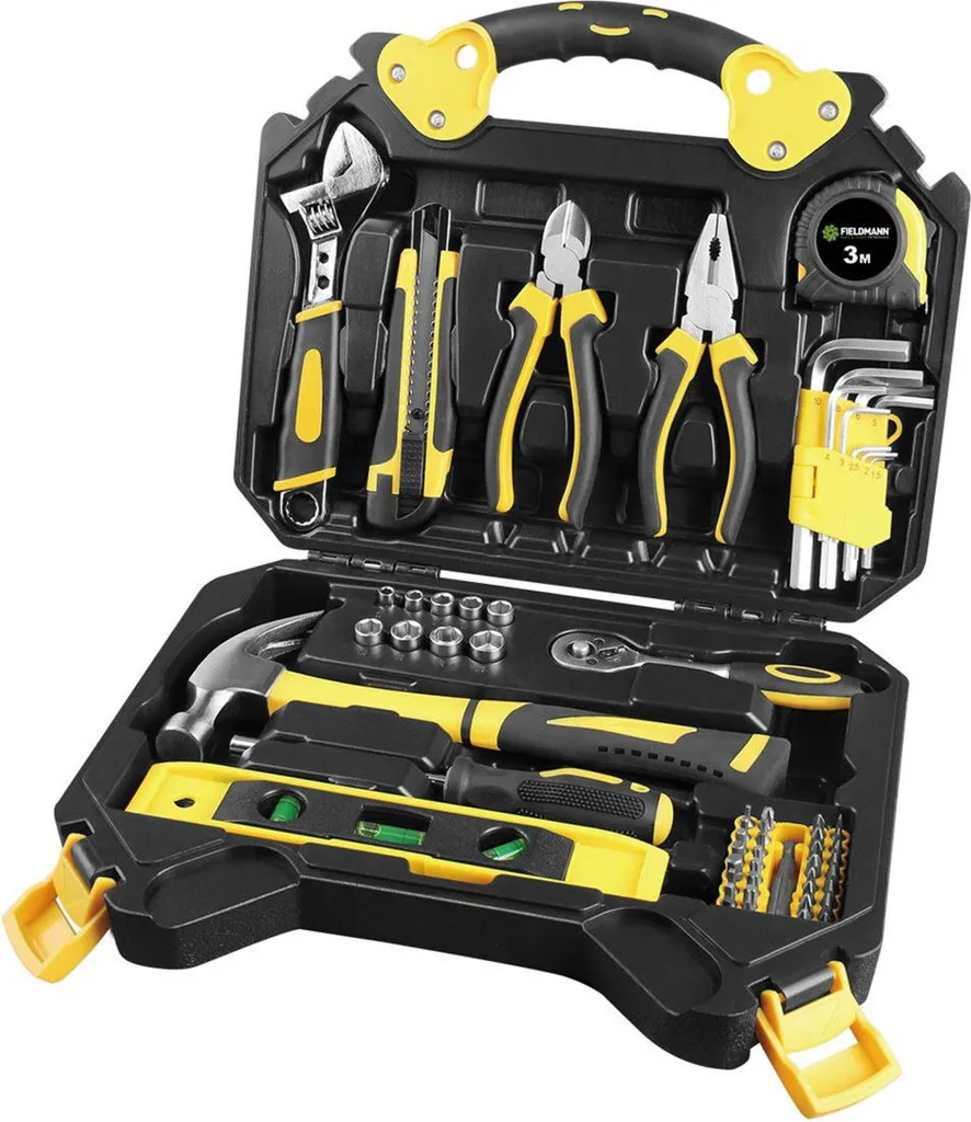 Fieldmann FDG 5006-60R: Set Gola 60 Pezzi con Cricchetto 1/4" CR-V