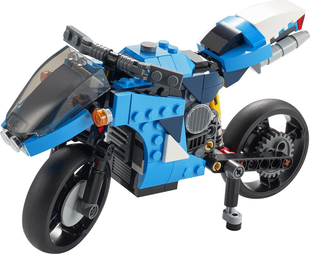 LEGO 31114 Creator 3-In-1 Geländemotorrad aus Bausteinen Produktbild 7