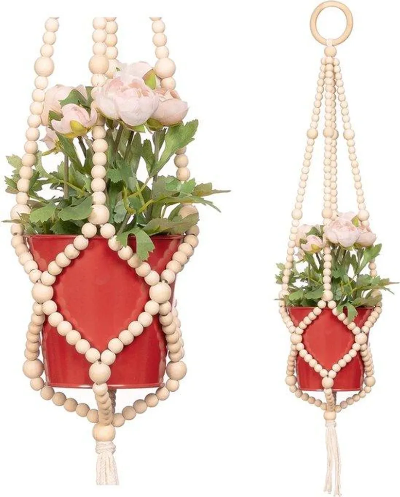 Siège suspendu en coton tressé avec franges, design chic et robuste