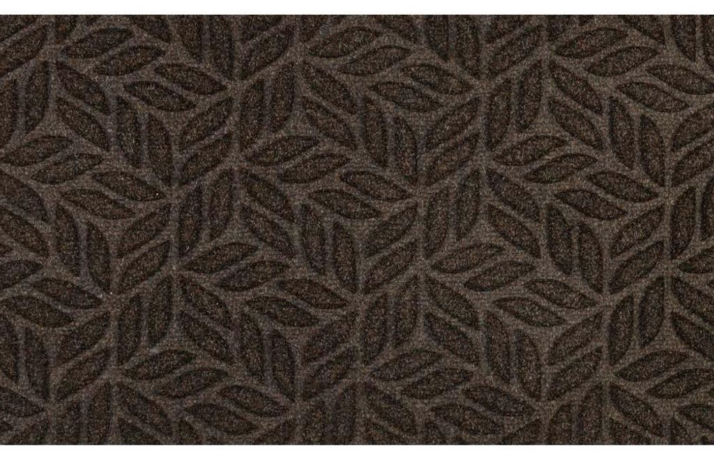 wash+dry Schmutzfangmatte Dune Leaves Dark Brown - 45 x 75 cm