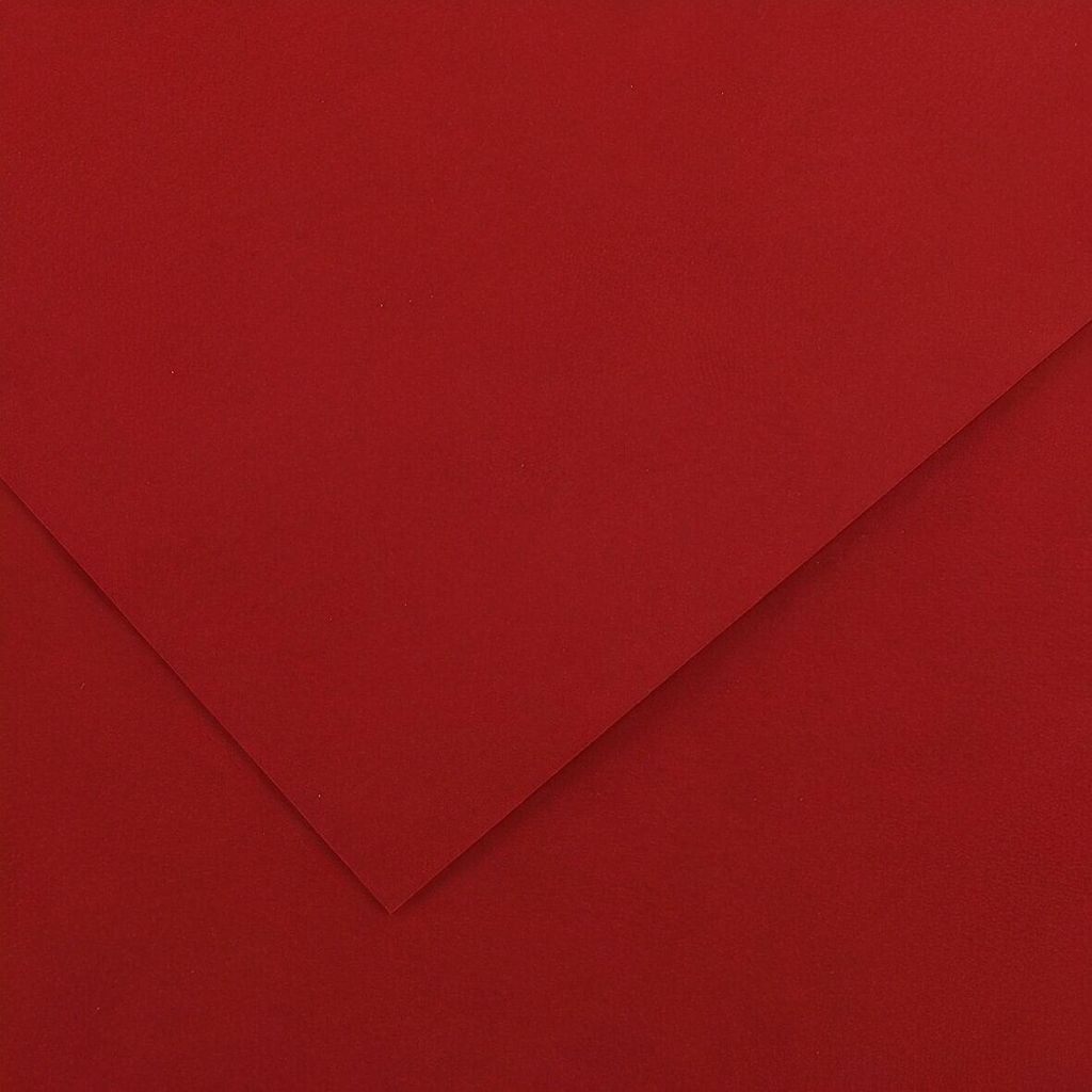 Canson Vivaldi 50x65 cm Dark Red 16 240 g Farbiges Papier