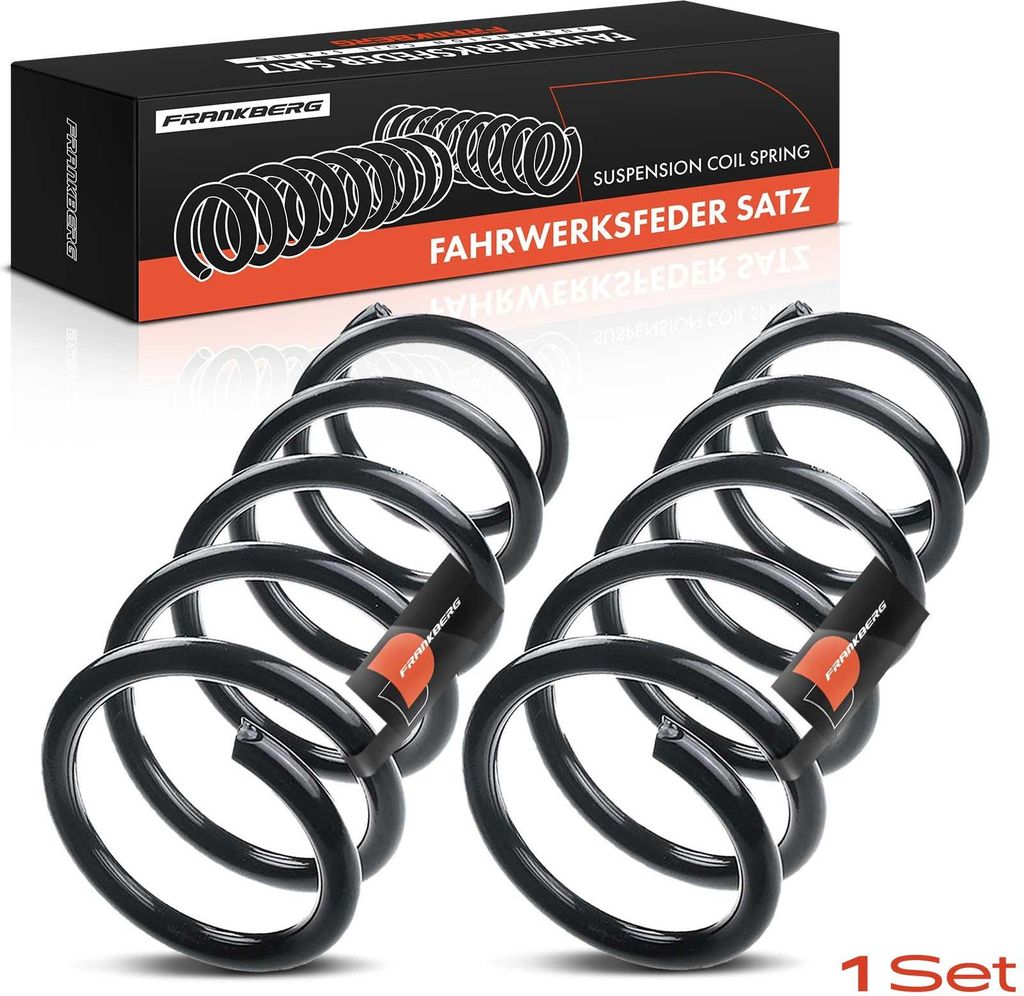 Frankberg 2x Fahrwerksfeder Hinterachse für Ford Mondeo IV Turnier BA7 2007-2015