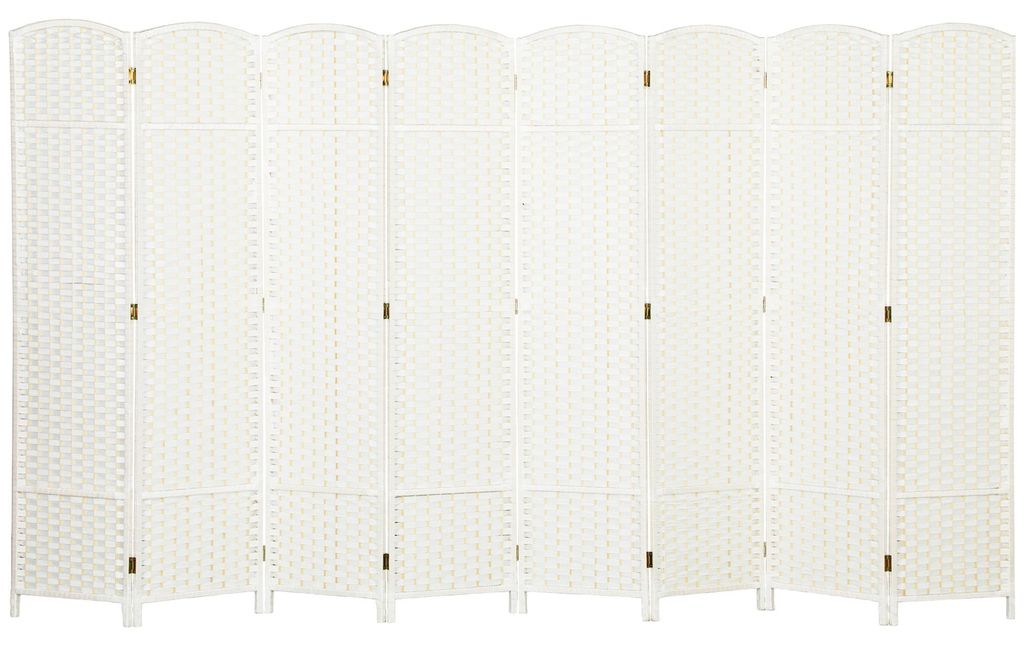 HOMCOM Roomdivider, 8-delig, 320 x 170 cm, scheidingswand Productafbeelding 