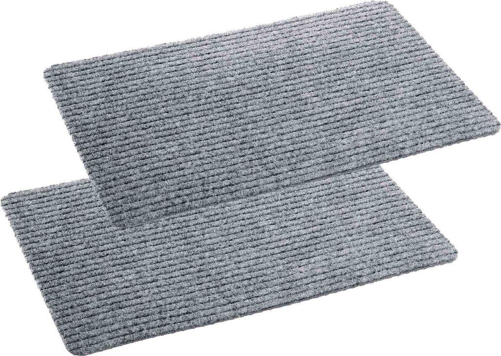 Astra Fußmatte Innen RB 2ER SET Silber 40 x 60 cm