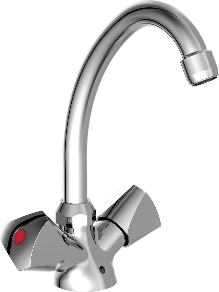 SCHÜTTE Miscelatore per lavabo a 2 maniglie SAVINO cromo Immagine del prodotto 