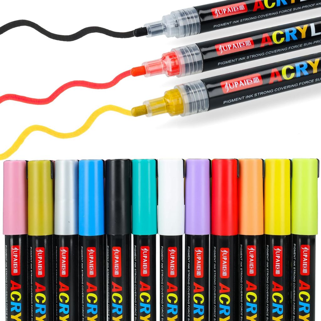 Akrylové fixy, popisovače, zvýrazňovače, fixy s barvou, Obrázek produktu 