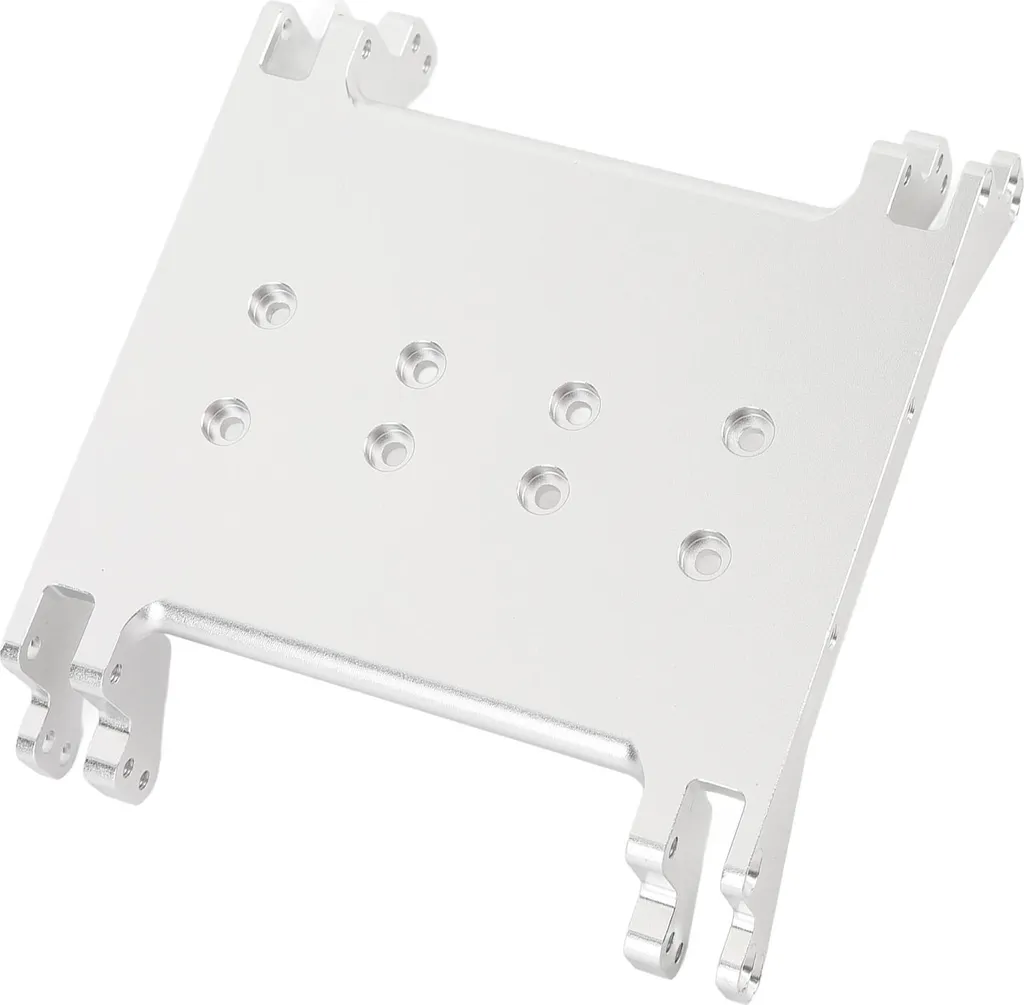 Châssis plaque de protection RC pour transmission multi-trous Argent