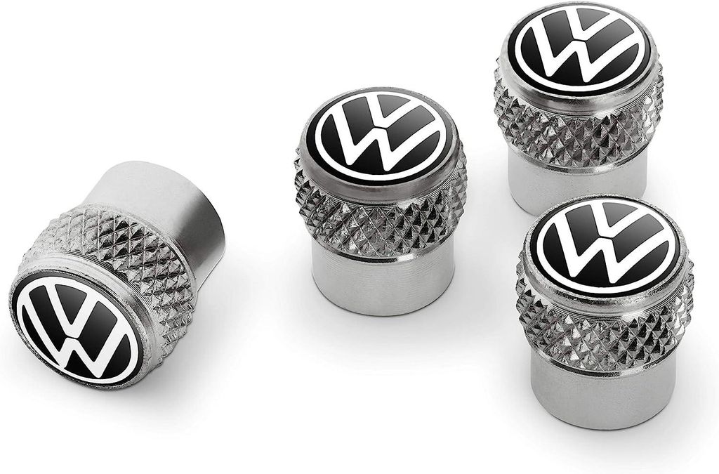 Volkswagen 000071215D Ventilkappen, mit neuem VW Logo, für Produktbild 