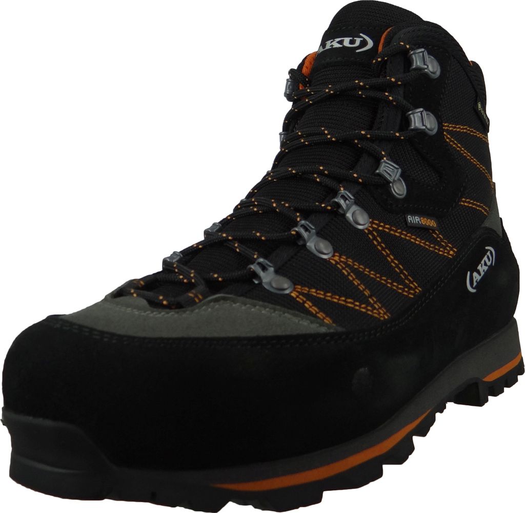 AKU Trekker Lite 3 Wide GTX Wanderschuhe Black/Orange UK 7 - EU 41