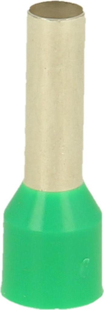 Aderendhülsen DIN 46228 Teil 4 isoliert, Größe N, Farbe Kodierung TM Querschnitt 6mm² grün - 1 Stück