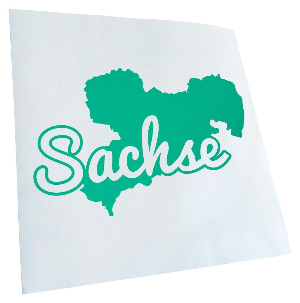 Kiwistar - Autoaufkleber - Sachse Sachsen Herkunft - Blau - 16x10cm - Aufkleber für Auto, Laptop, Fahrrad, LKW, Motorrad mehrfarbig JDM Decal Racing