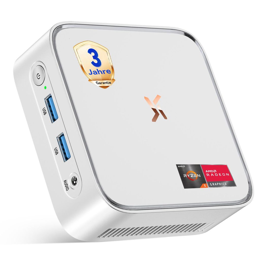 Huidun H80 MiniPC Desktop PC, AMD Ryzen 5 3500U, 16GB DDR4, Produktbild 