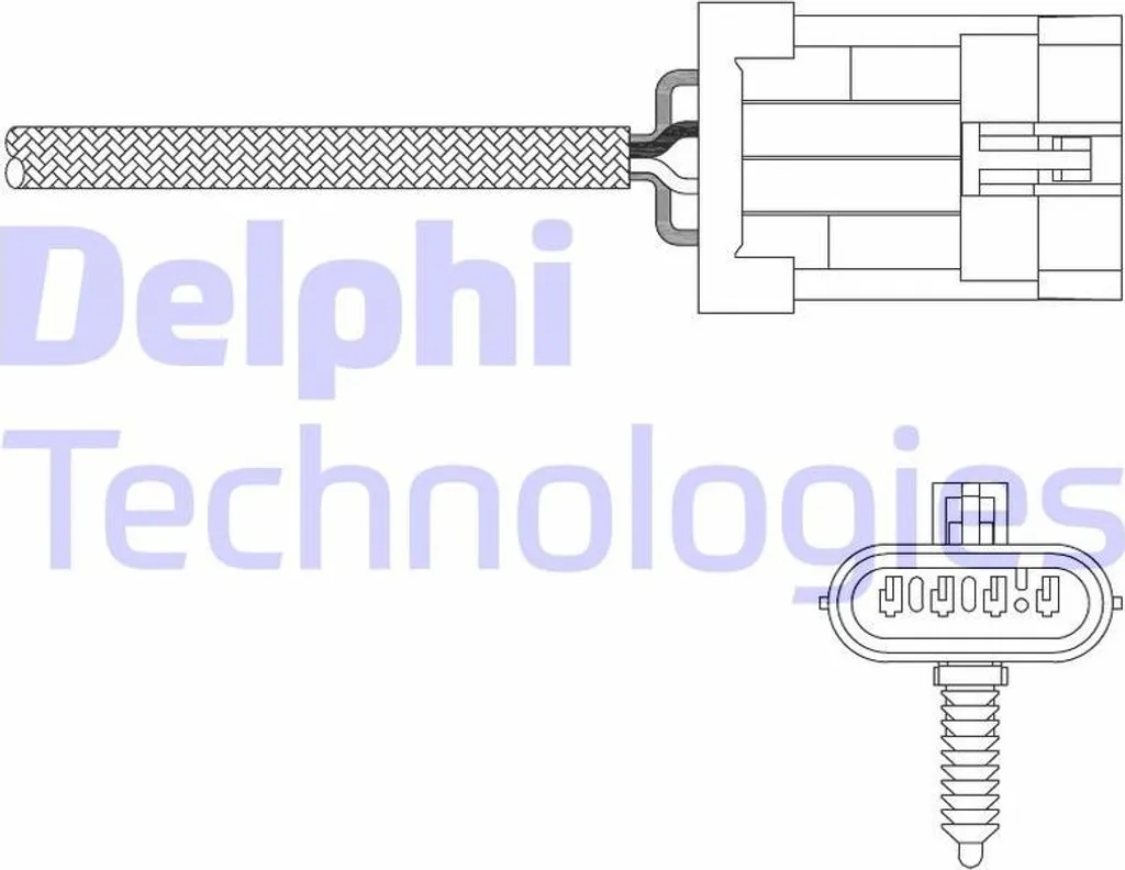 Capteur d'Oxygène Sonde Lambda Delphi pour Moteur Nubira et Matiz Essence