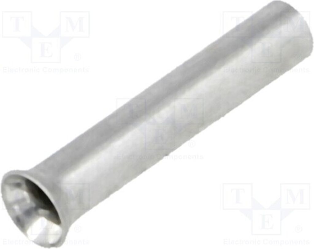 50x Kabelschuh: Hülse unisoliert 1mm2 10mm verzinnt Kupfer BM 01503 Bootlace ferr