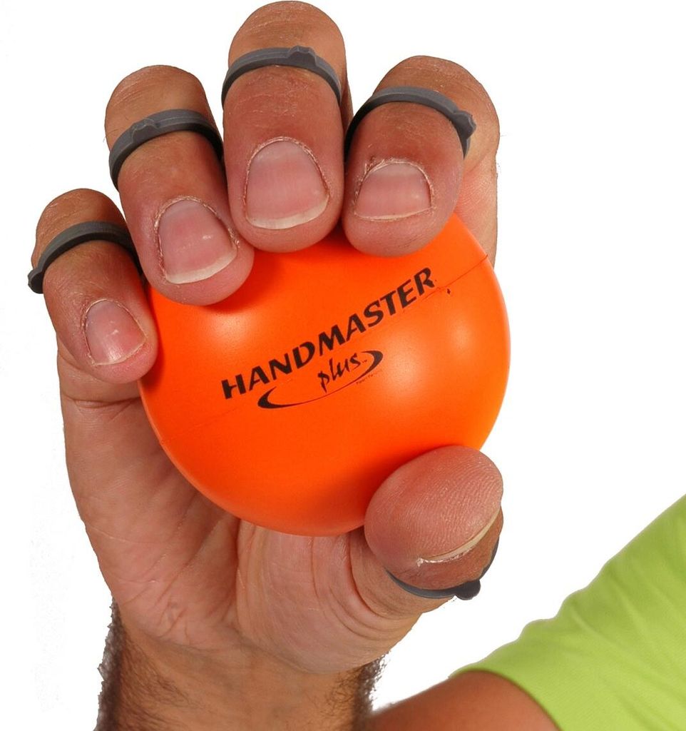 Handmaster Plus Hand Exerciser Firm, Orange, Grau, Griffverstärker