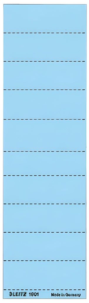 Leitz Alpha Blanko-Schildchen, Blau Produktbild 