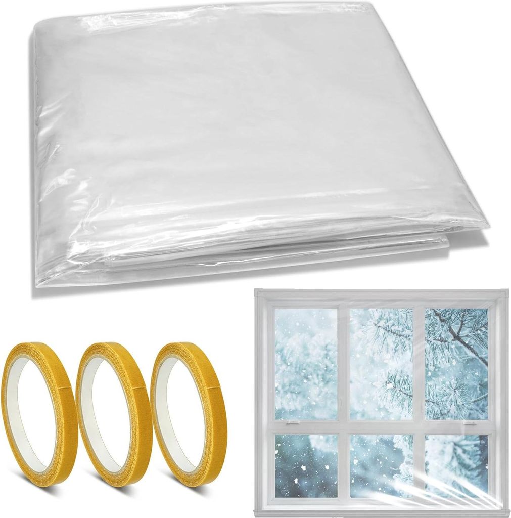 Thermo-Fensterfolie Isolierfolie für Glasscheiben Winter Produktbild 