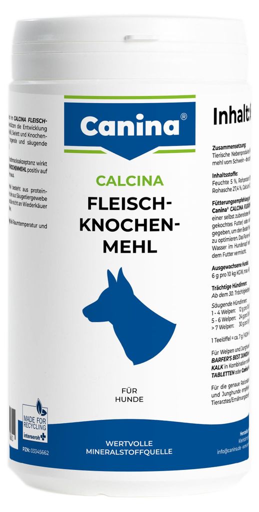 Canina Calcina farina di ossa di carne 800g Immagine del prodotto 