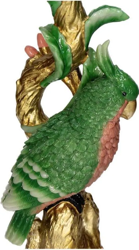 Déco table originale : Chandelier oiseau vert 33,5 cm multicolore