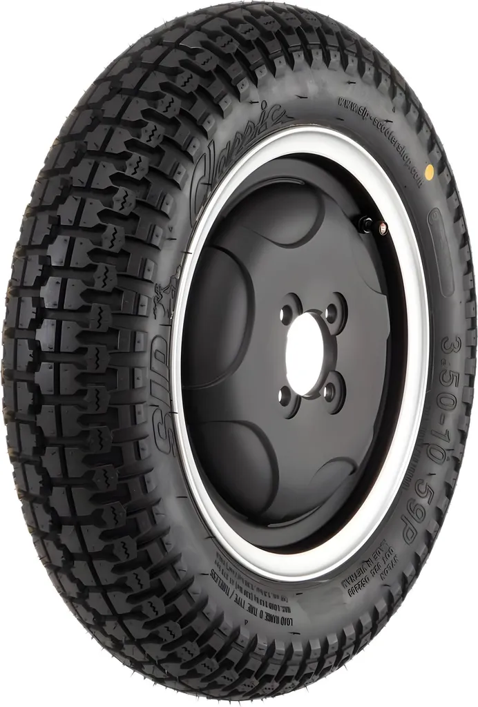 Roue complète SIP 3.50-10 : fini les crevaisons sur Vespa 150 GS T3
