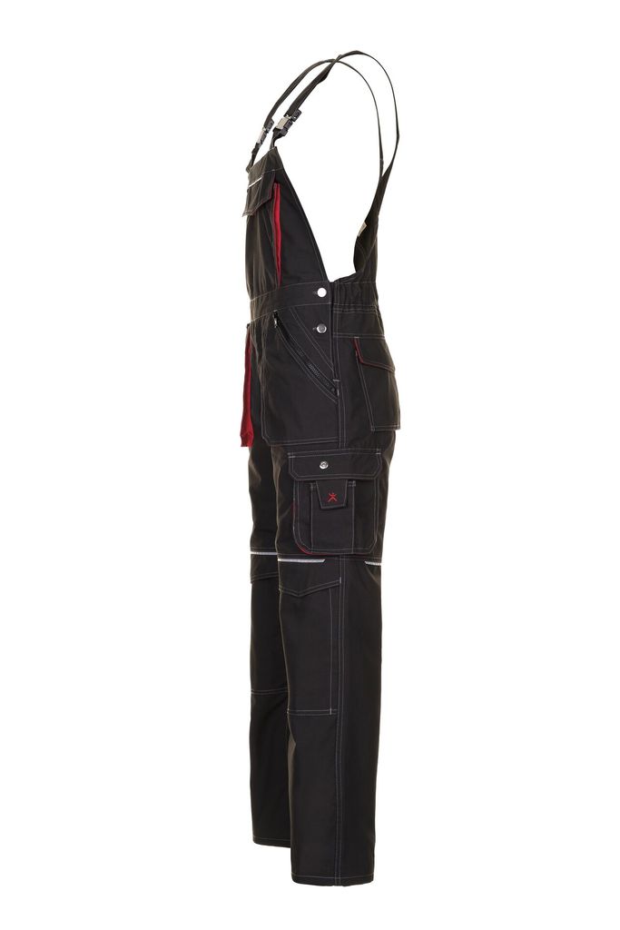 Planam werkbosch broek, model 2830, antraciet/rood, maat: Productafbeelding 