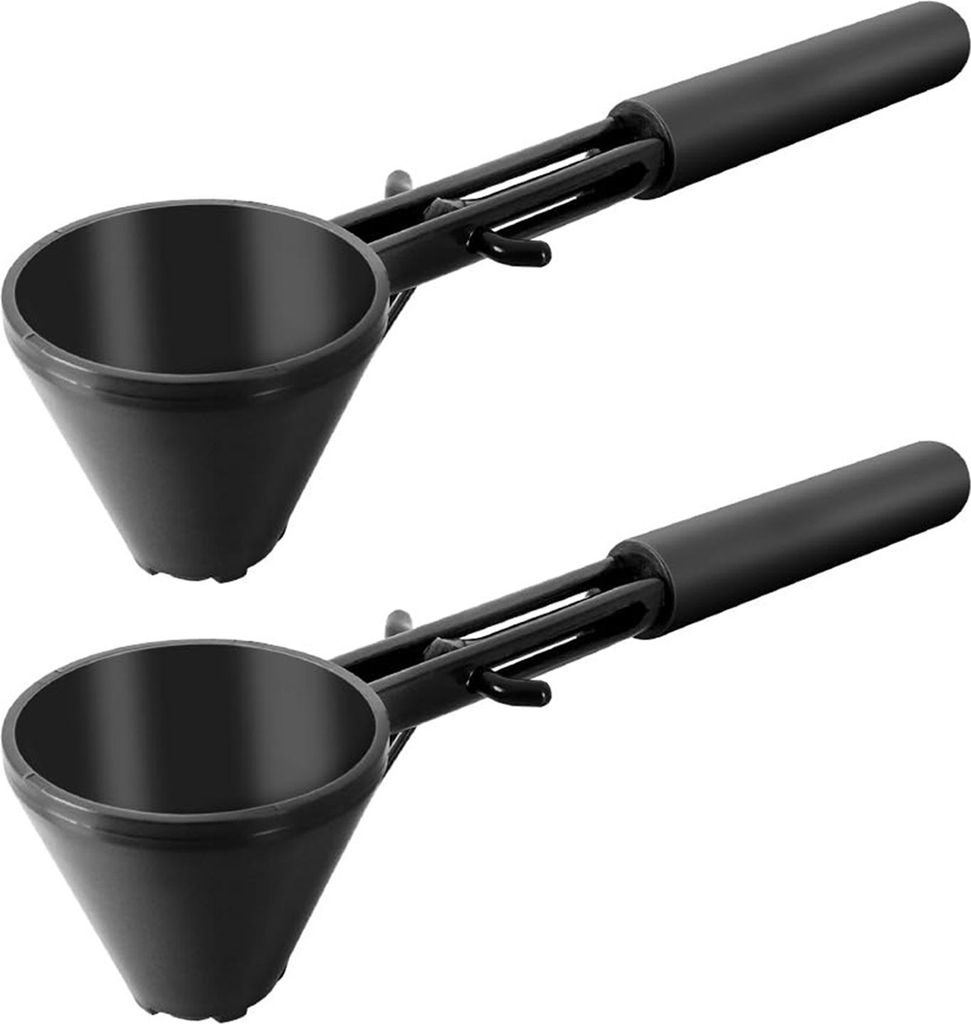 Trichterschaufel für Proteinpulver, Fülllöffel mit langem Griff für Wasserflaschen, wiederverwendbare Kaffeekapsel mit Kaffeesatz, Handwerkzeug...