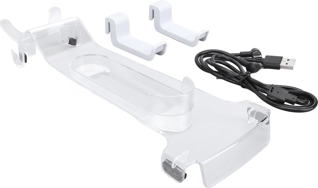 Für PS VR2 Controller Headset Organizer Holder Kit 4 in 1 für PS VR2 Sense Controller Ladestation mit VR Headset Controller Stand