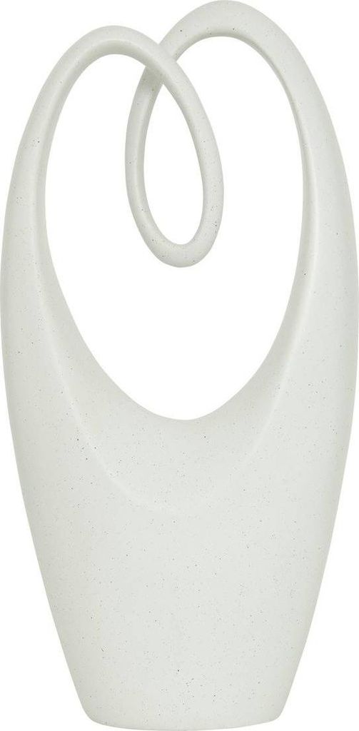 Deko-aufsatz davy h.44cm harz weiß - Atmosphera créateur d'intérieur