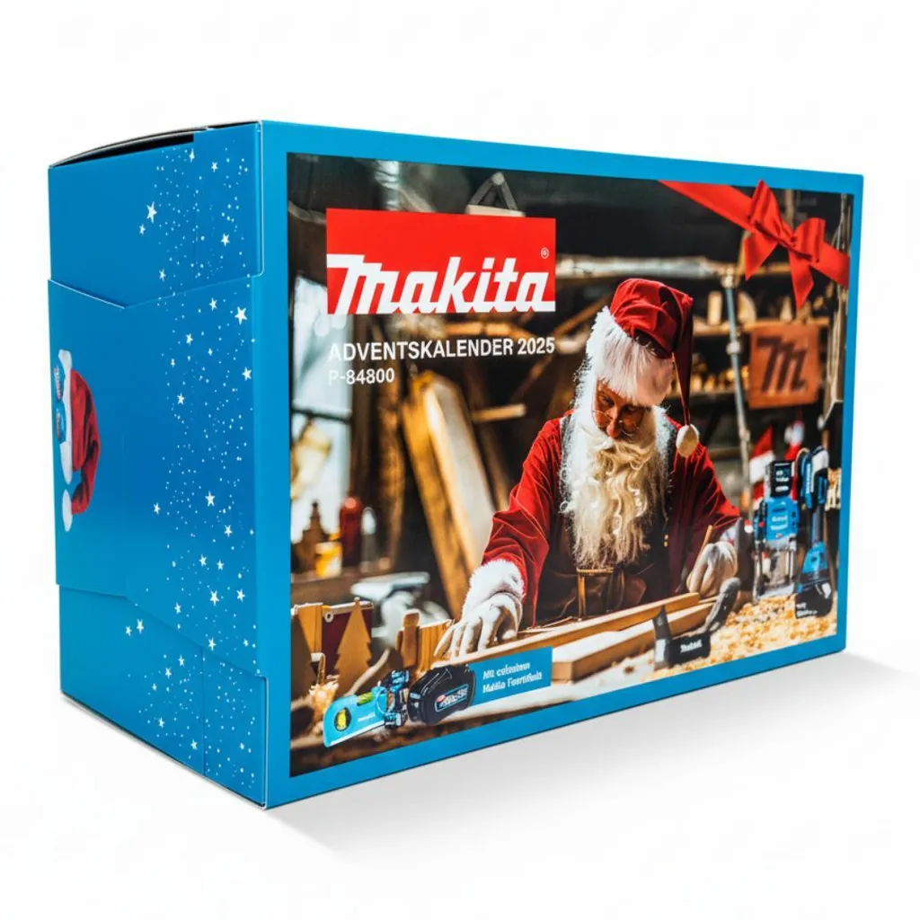 Calendrier de l'Avent Outillage 2025 Makita P-84800 Set de 77 pièces