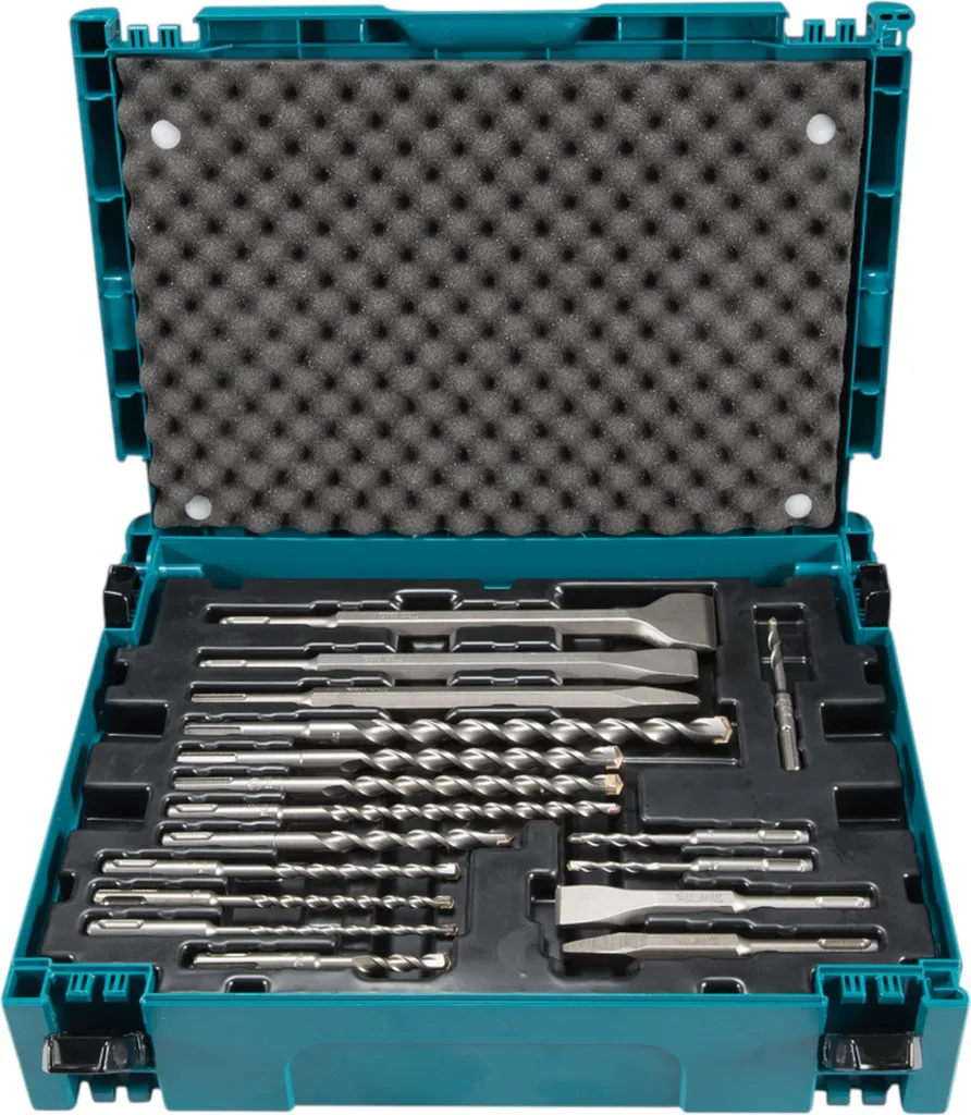 Coffret de perçage SDS-Plus Makita B-53877 de 17 pièces pour perforateur