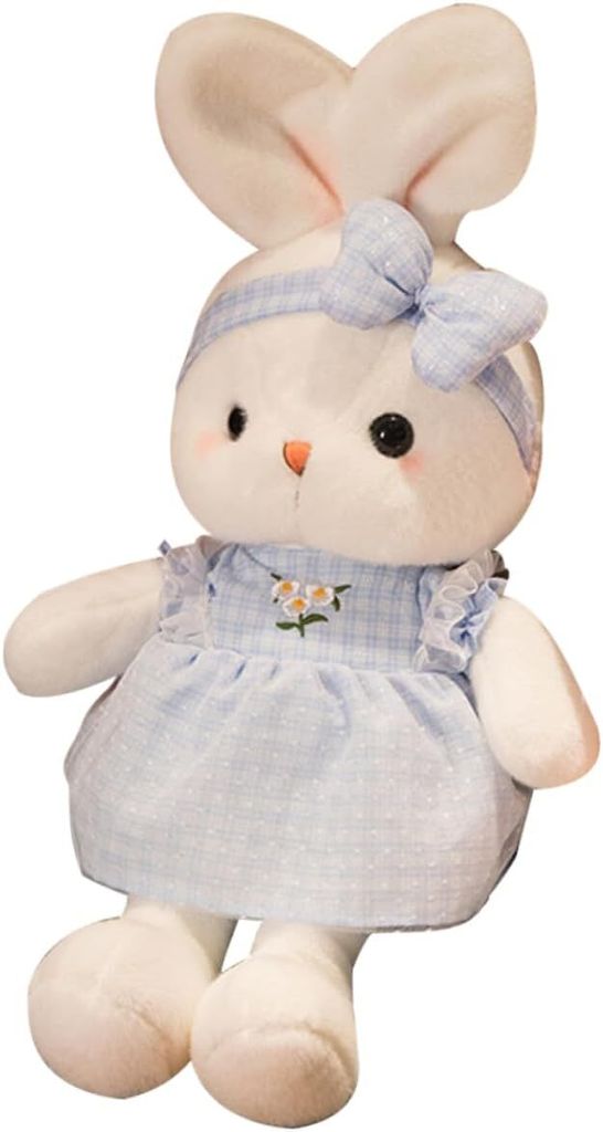 Plüschhasenpuppe Kleinkinderspielzeug Osterhasendekoration Kinderplüschspielzeug Osterhasenpuppe Gefülltes Osterhasenspielzeug Osterhasen-Wurfki...