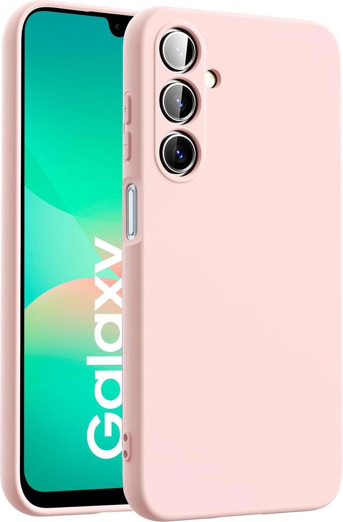 Hülle für Samsung Galaxy A17 5G Handy Schutz Cover Silikon Gel Case Handyhülle, rosa