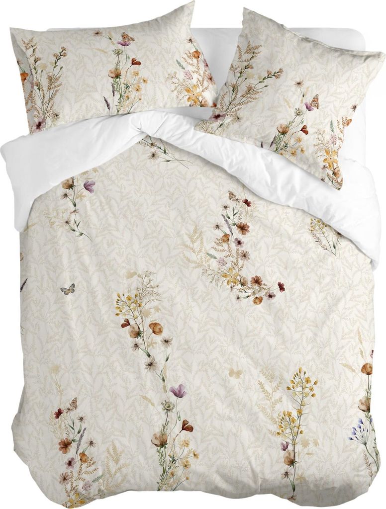 Wild flowers Bettbezug 200 x 220 cm 100% Baumwolle Hergestellt in Europa