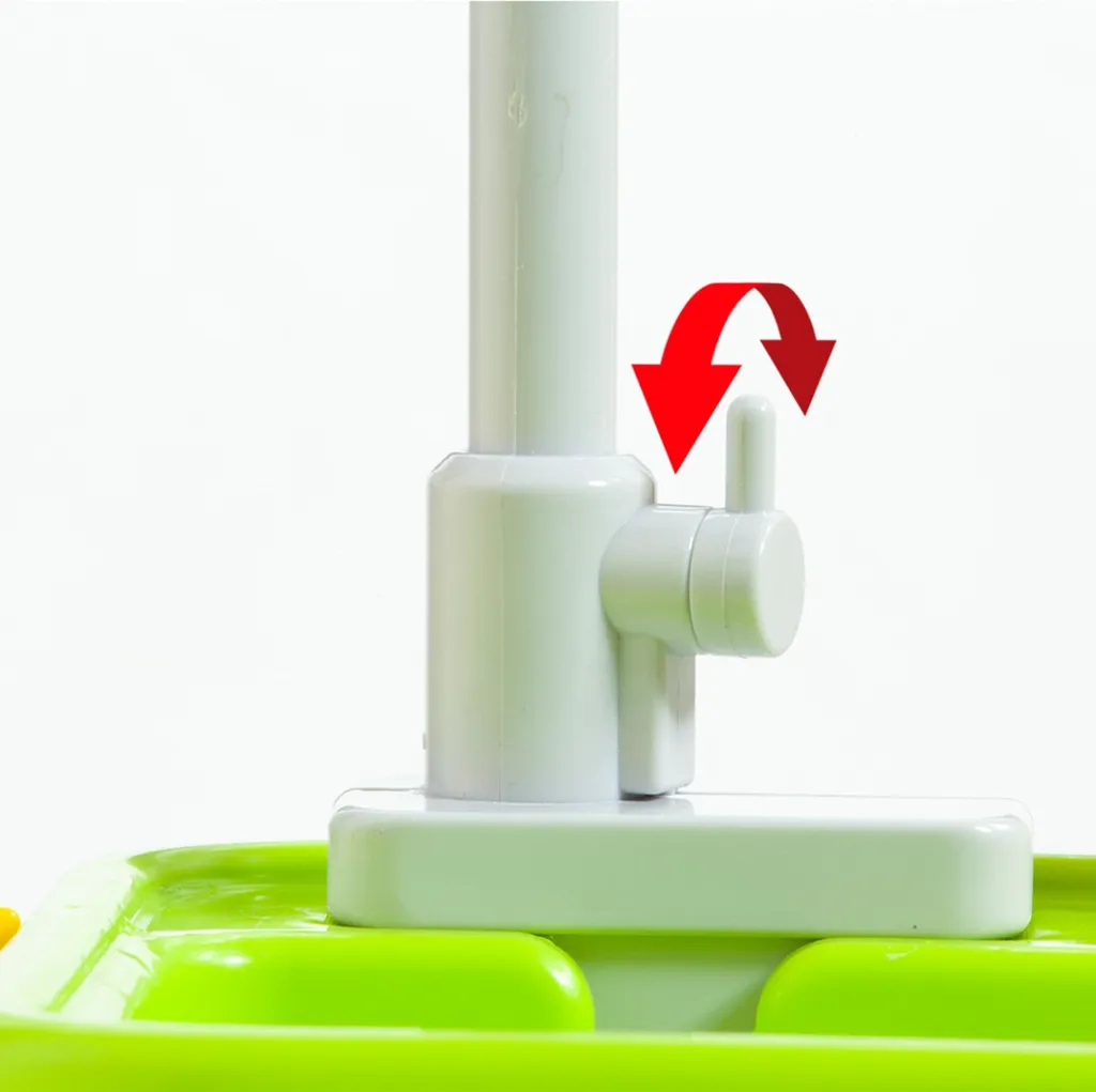 Cuisine de table avec véritable robinet d'eau pour enfant - Modèle 45cm - 5