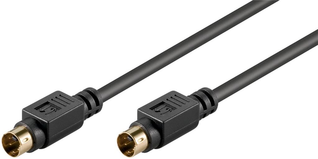 Goobay AVK 157-100 1.0m, 1 m, S-Video (4-pin), S-Video Obrázek produktu 
