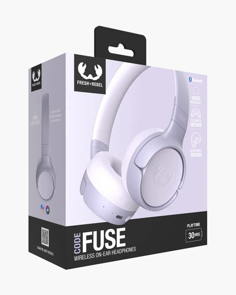 Fini les câbles : Casque Bluetooth Gris Fresh 'n Rebel 00221589 USB Type C