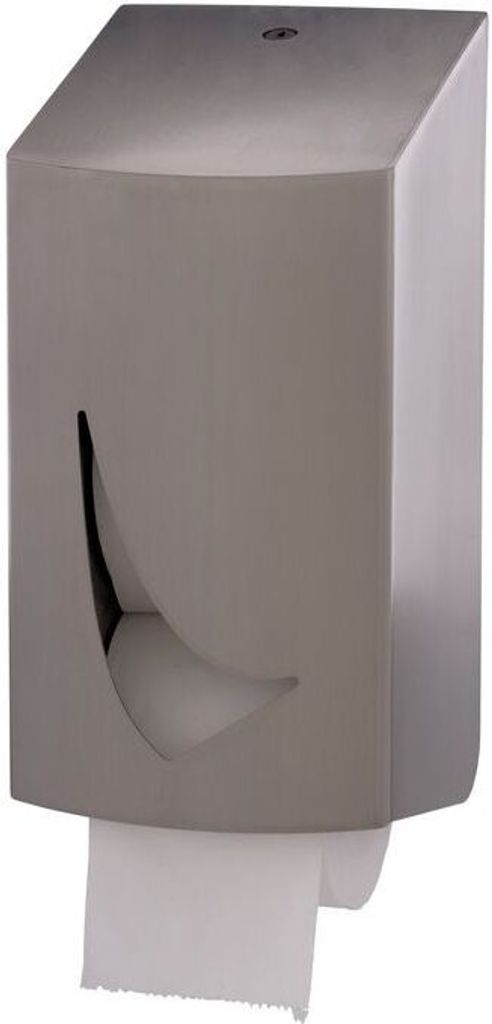 Wings 2Rollenspender für kernlose Rollen - Edelstahl - abschließbar - Toilettenpapierspender